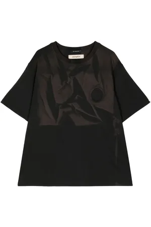 JiyongKim Sun-bleached cotton T-shirt