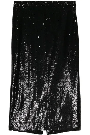 JUUN.J Sequinned pencil skirt