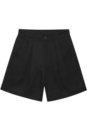 ANINE BING Carrie pleat-detailing shorts