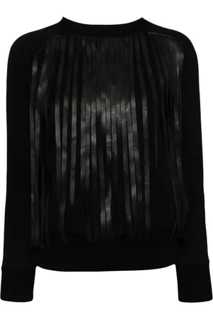 Neil Barrett Fringed long-sleeve sweatshirt