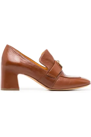 Madison.Maison Lock 70mm leather pumps