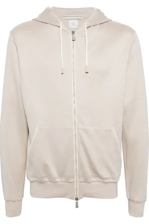 ELEVENTY Zip-up jersey hoodie