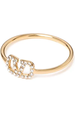VALENTINO GARAVANI VLogo Signature crystal ring