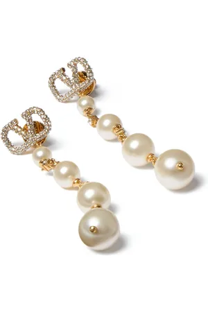VALENTINO GARAVANI VLogo Signature pearl drop earrings