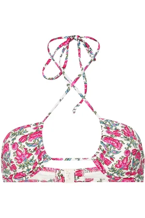 MC2 SAINT BARTH Dahlia halterneck bikini top