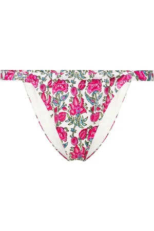 MC2 SAINT BARTH Floral-print bikini bottoms