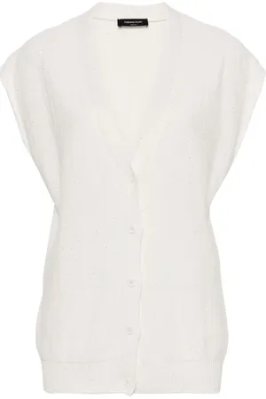Fabiana Filippi Sequined V-neck vest