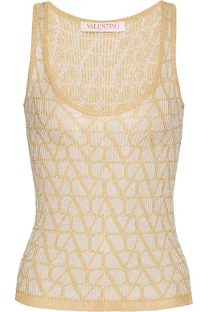 VALENTINO GARAVANI Toile Iconographe-jacquard tank top