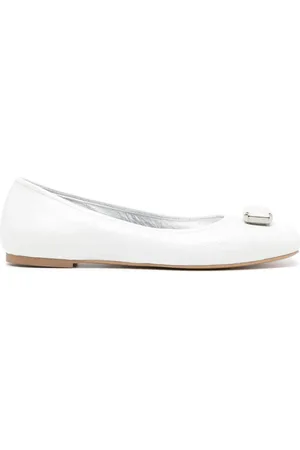 Madison.Maison Marion leather ballerina shoes