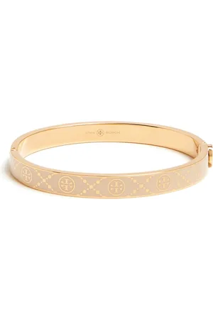 Tory Burch T Monogram hinge bracelet