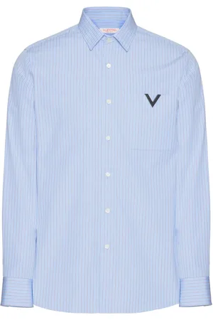 VALENTINO GARAVANI V-detail cotton shirt