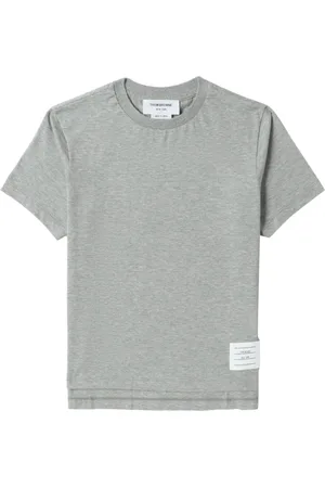 Thom Browne Logo-patch short-sleeve T-shirt
