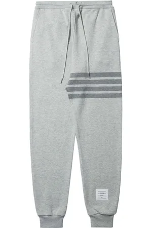 Thom Browne 4-Bar stripe cotton track pants