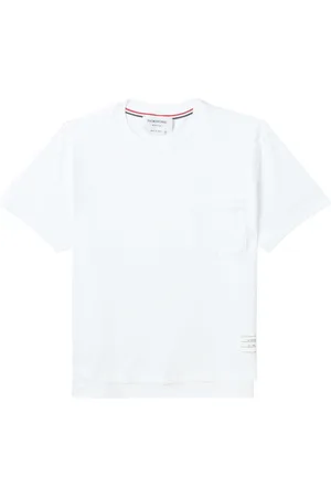 Thom Browne RWB tab cotton T-shirt