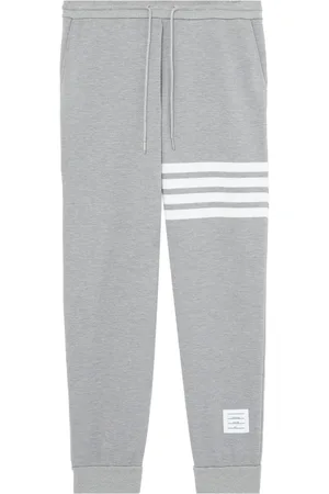 Thom Browne Ottoman rib 4-Bar stripe track pants