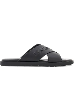 Salvatore Ferragamo Crossover-strap leather sandals