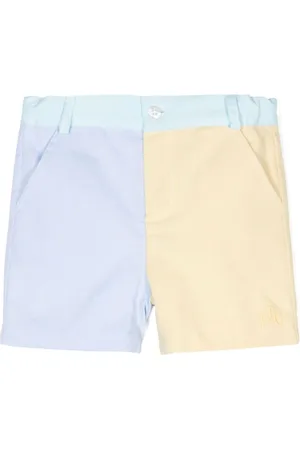 PATACHOU Logo-embroidered colourblock shorts