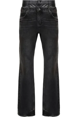Guess High-rise straight-leg jeans