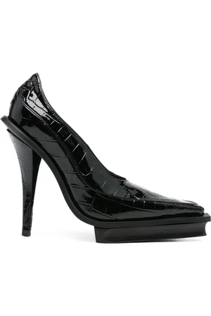 Kennel & Schmenger Asena 140mm croc-embossed pumps