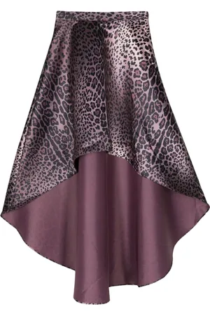 Cynthia Rowley Leopardess satin maxi skirt