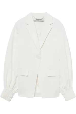 KIMHEKIM Single-button gathered-sleeve jacket