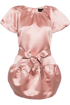 Cynthia Rowley Tulip Satin Mini Dress