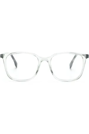 HUGO BOSS Transparent square-frame glasses