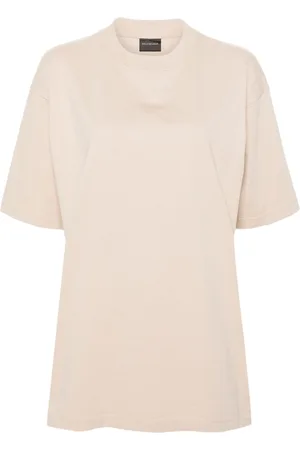 Balenciaga Rhinestoned cotton T-shirt