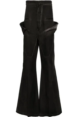 Rick Owens Dirt Slivered high-rise bootcut jeans
