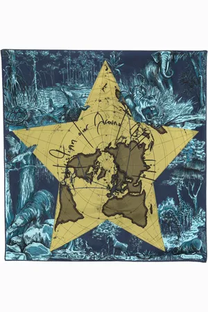 Dior 1990 Dior Around The World silk scarf