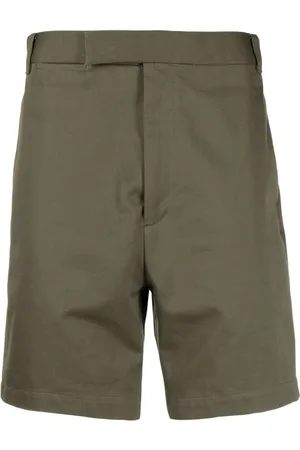 Thom Browne Straight-leg cotton twill shorts