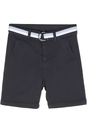 PATACHOU Belted cotton shorts