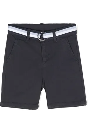 PATACHOU Belted cotton shorts