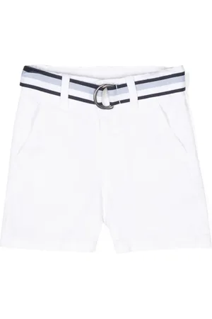 PATACHOU Belted cotton shorts