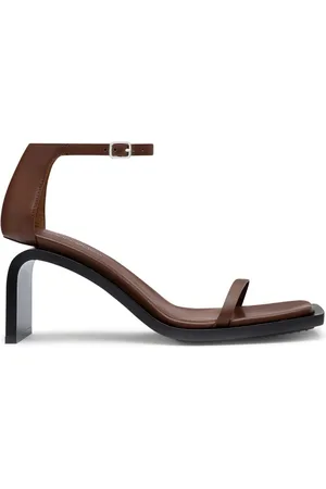 Courrèges Stream 75mm leather sandals