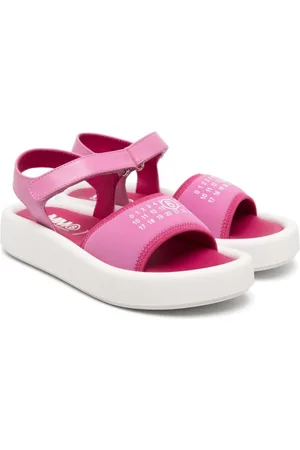 Maison Margiela Numbers-print touch-strap sandals