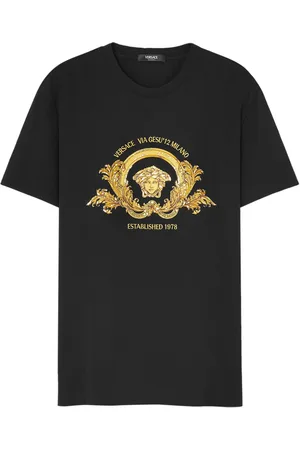VERSACE Coupe Blason embroidered T-shirt