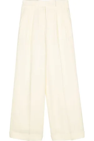 PESERICO SIGN Linen palazzo pants