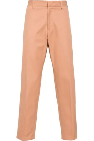 Jil Sander Pressed-crease cotton trousers
