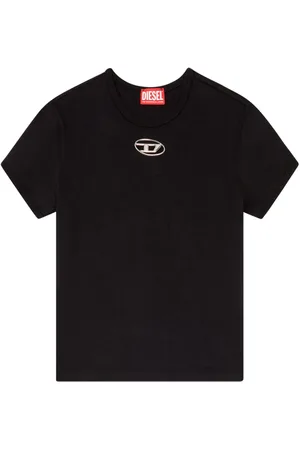 Diesel Logo-plaque cotton T-shirt