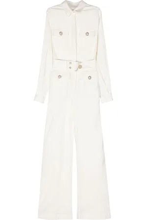 Elie saab Gabardine Wide-leg Jumpsuit
