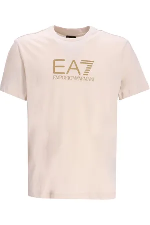 EA7 Logo-print cotton T-shirt