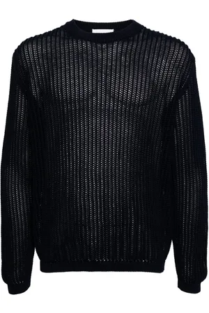 LARDINI Open-knit cotton jumper