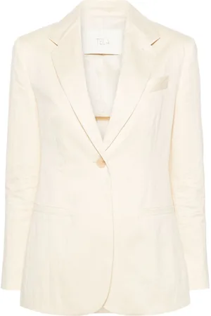 TELA Abelia single-breasted blazer