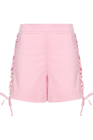 FEDERICA TOSI Lace-up poplin shorts