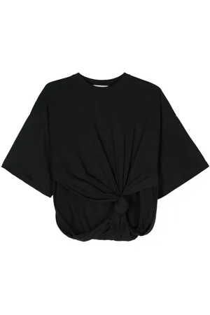 Sportmax Knotted asymmetric T-shirt