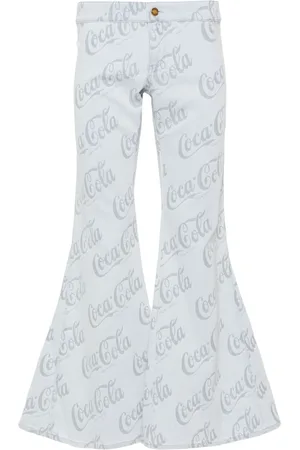 ERL X Coca-Cola jacquard flared jeans