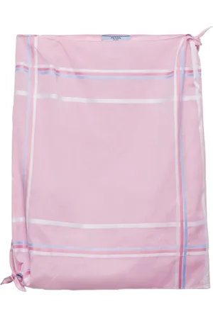 Prada Checked cotton miniskirt