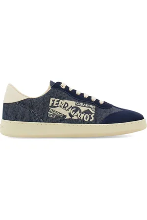 Salvatore Ferragamo Logo-print low-top sneakers
