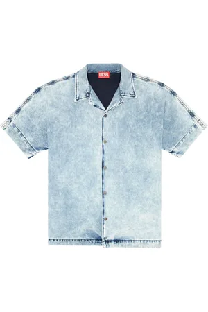 Diesel D-Nabil-S short-sleeved denim shirt
